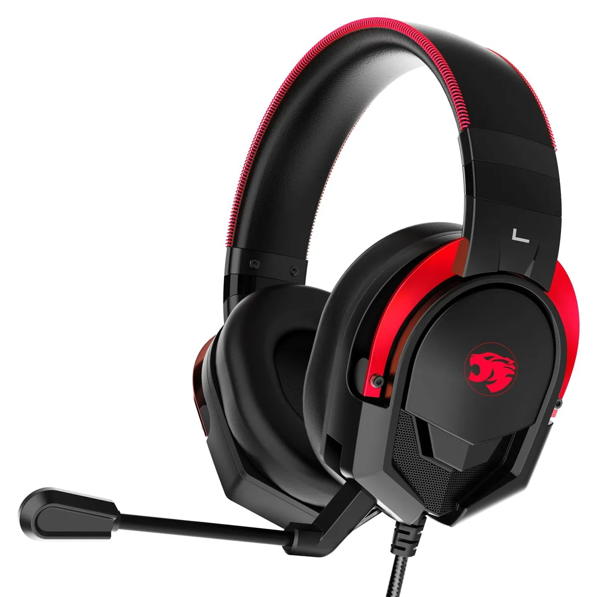  IMYB A36 Gaming Headset Wired 3.5 mm Black Red — product photo