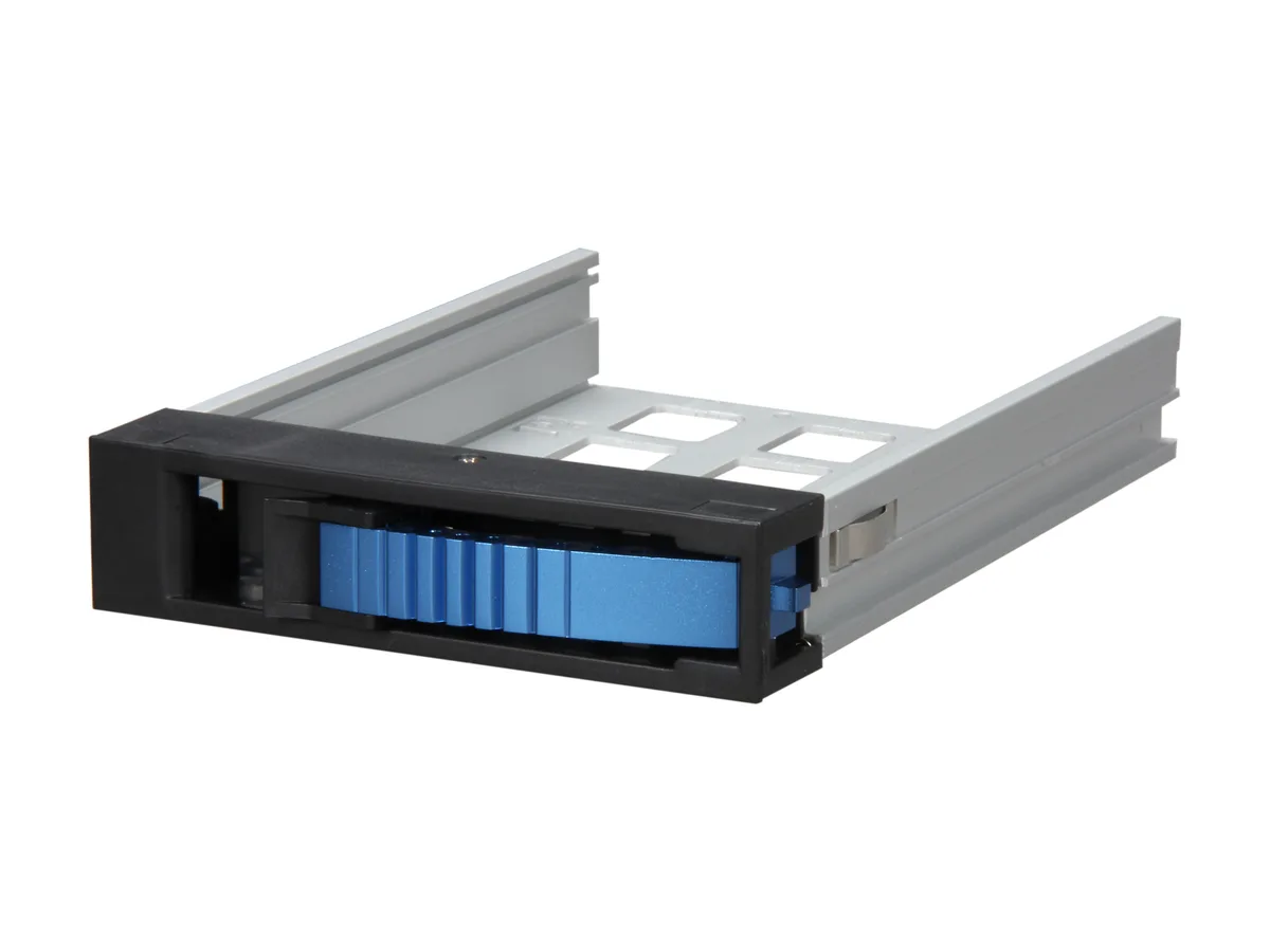 iStarUSA Inc. iStarUSA BPU-HSTRAY-BLUE lockable aluminum tray blue handled server accessory — product photo