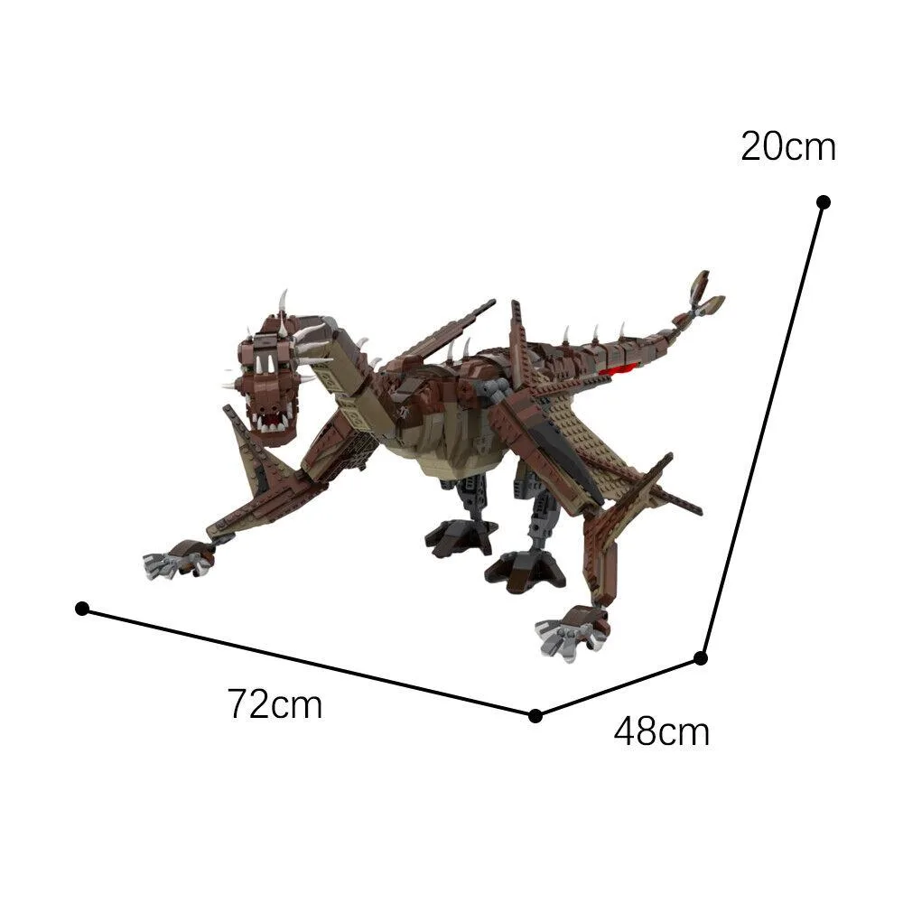 ZITIANYOUBUILD ZITIANYOUBUILD C7683 Two-legged Dragon 1708 Parts — product photo