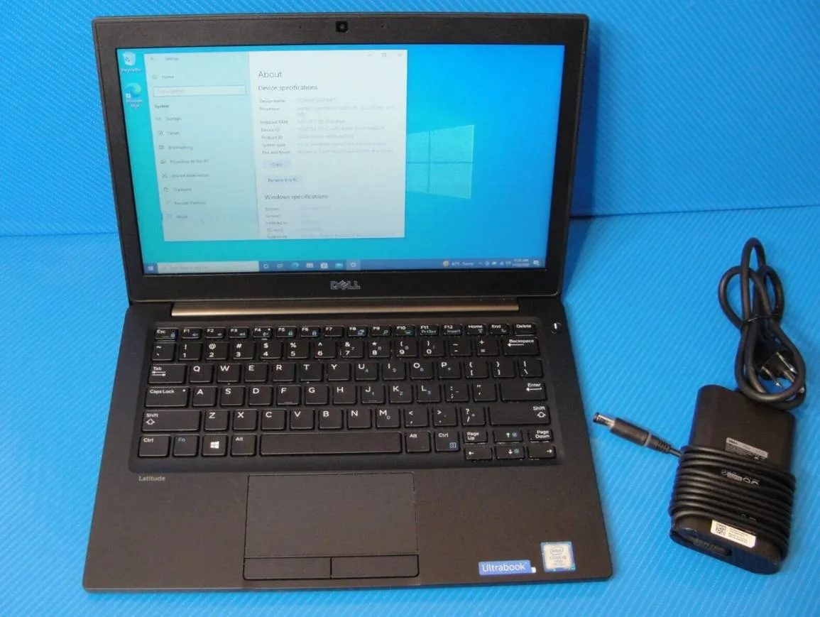 DELL DELL Latitude E7280 12.5" i5-6200U 2.30GHz 8GB 256GB laptop — product photo