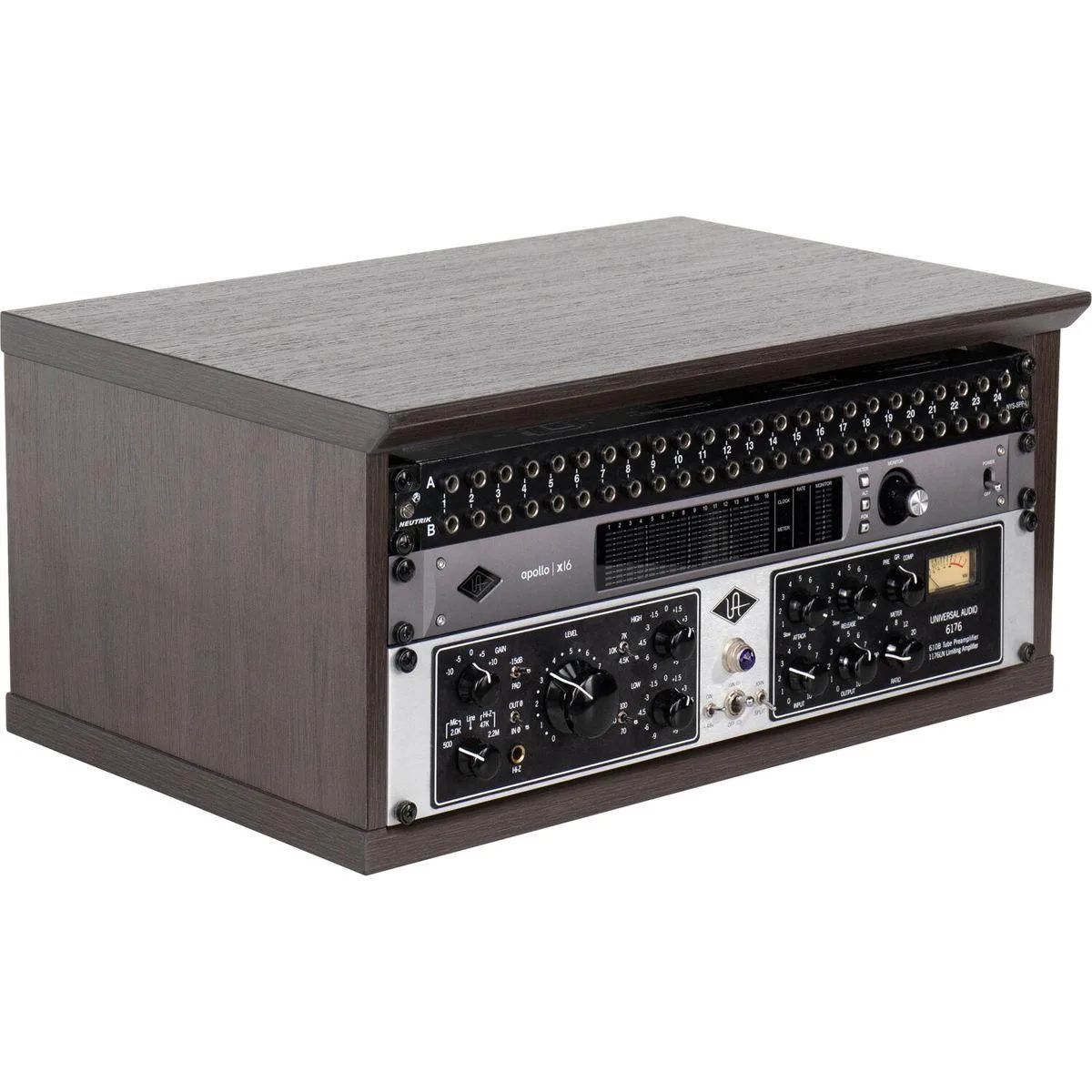 Gator Cases Gator Cases Elite Series 4U Desktop Server Rack Dark Walnut Brown — product photo
