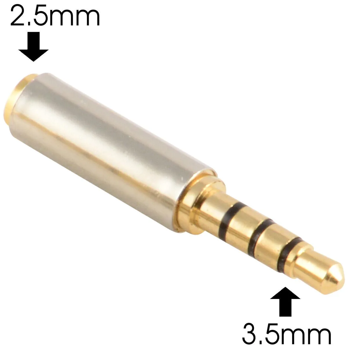 JacobsParts Inc. JacobsParts Inc. 3.5mm Male to 2.5mm Female Stereo Audio Adapter — product photo