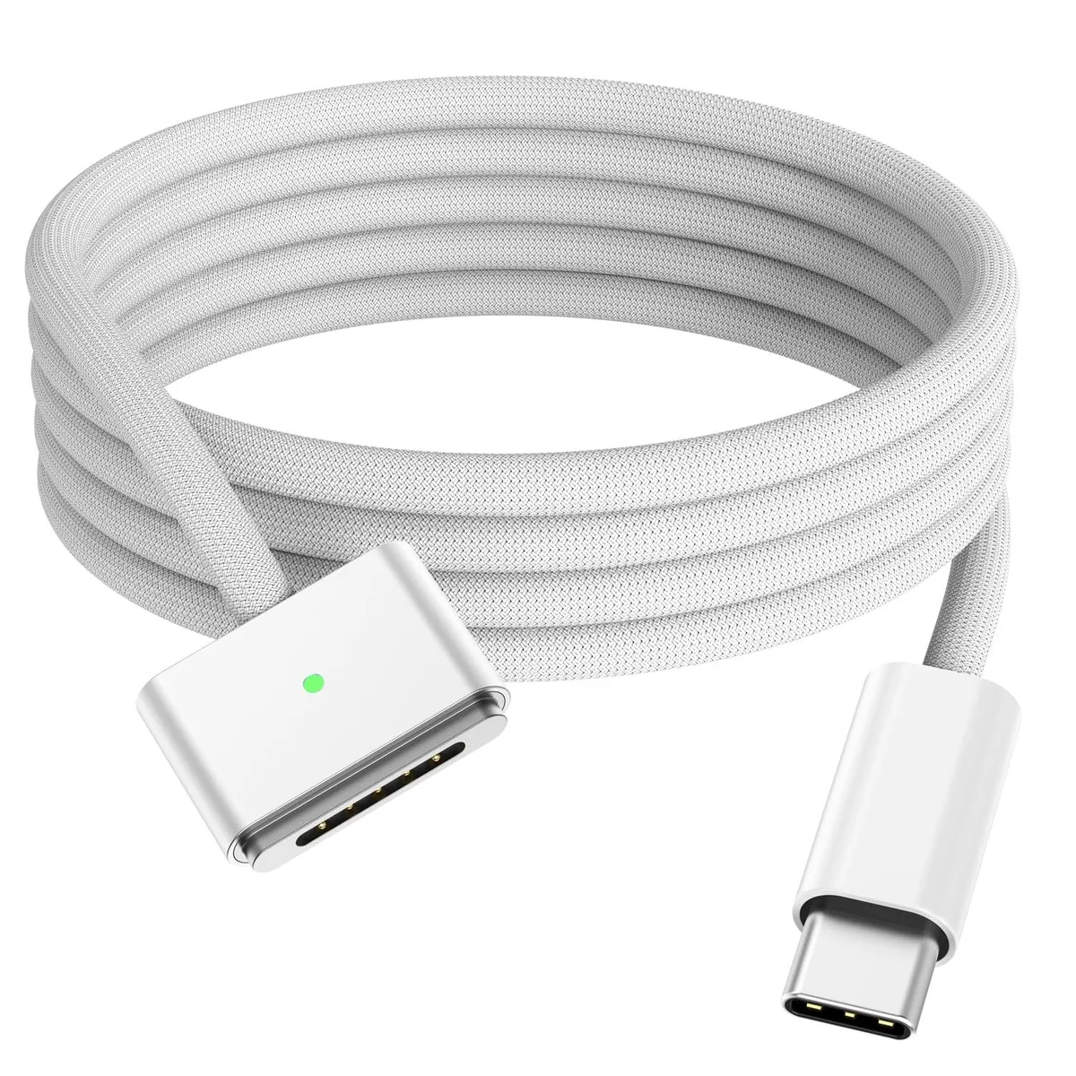 aibileec aibileec USB C to Magnetic 3 cable 2 m white 140 W PD — product photo
