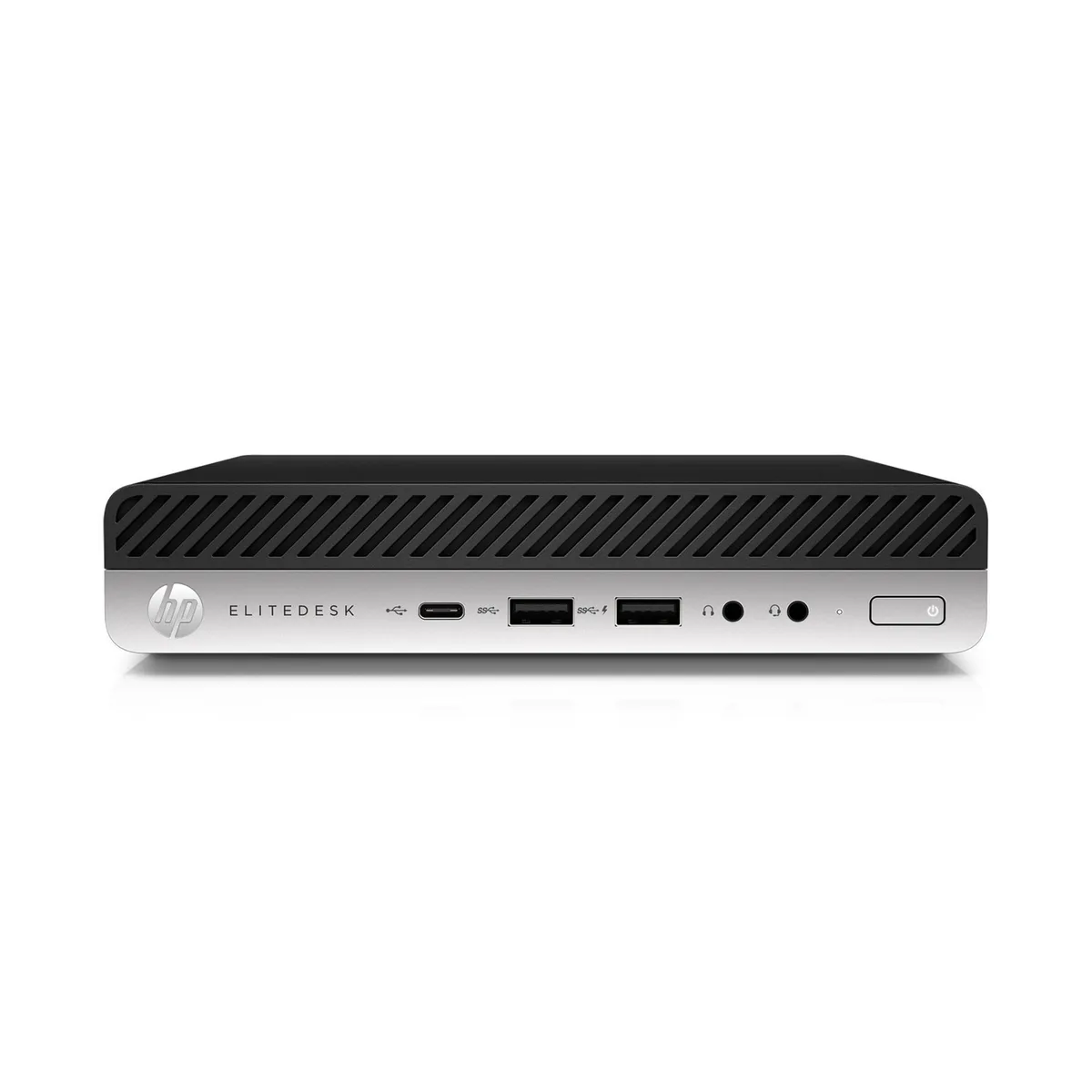 HP HP EliteDesk 800 G3 Mini PC i5-6500T 8GB DDR4 256GB SSD Win10 Pro Black 051791337172-2D-R-CR desktop PC — product photo