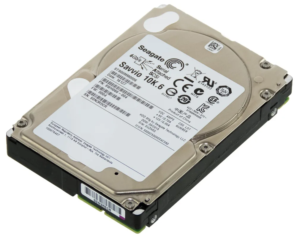 Seagate Seagate Savvio 10K.6 ST900MM0006 900GB 10000 RPM SAS 6Gb/s 64MB Cache 2.5" internal hard drive — product photo