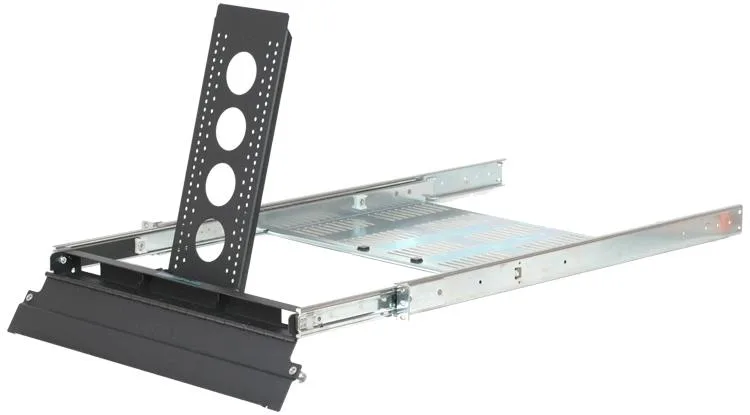 RackSolutions RackSolutions 2U Shallow Sliding Monitor Shelf 15-19 VESA 75/100 Adj Depth 11-31.5 — product photo