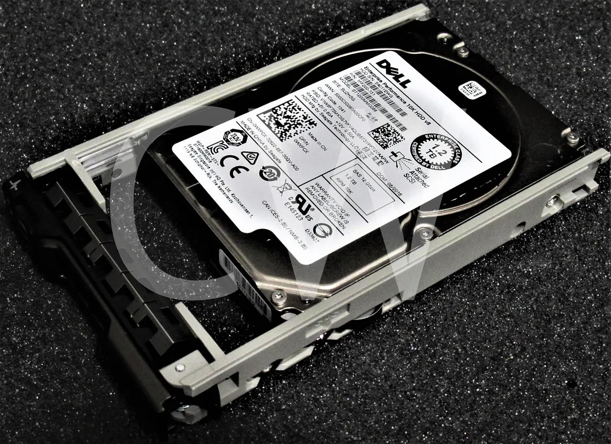 DELL DELL ST1200MM0088 1.2TB 10000RPM 12Gb/s 2.5" SAS internal hard drive with caddy — product photo