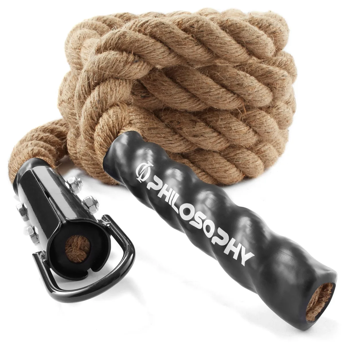 Philosophy Gym Philosophy Gym 10 FT Climbing Rope 1.5 Inch Diameter — product photo