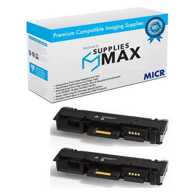 SuppliesMax SuppliesMax Xerox 106R01403-MICR MICR Toner Cartridge 2 Pack 3000 Pages — product photo