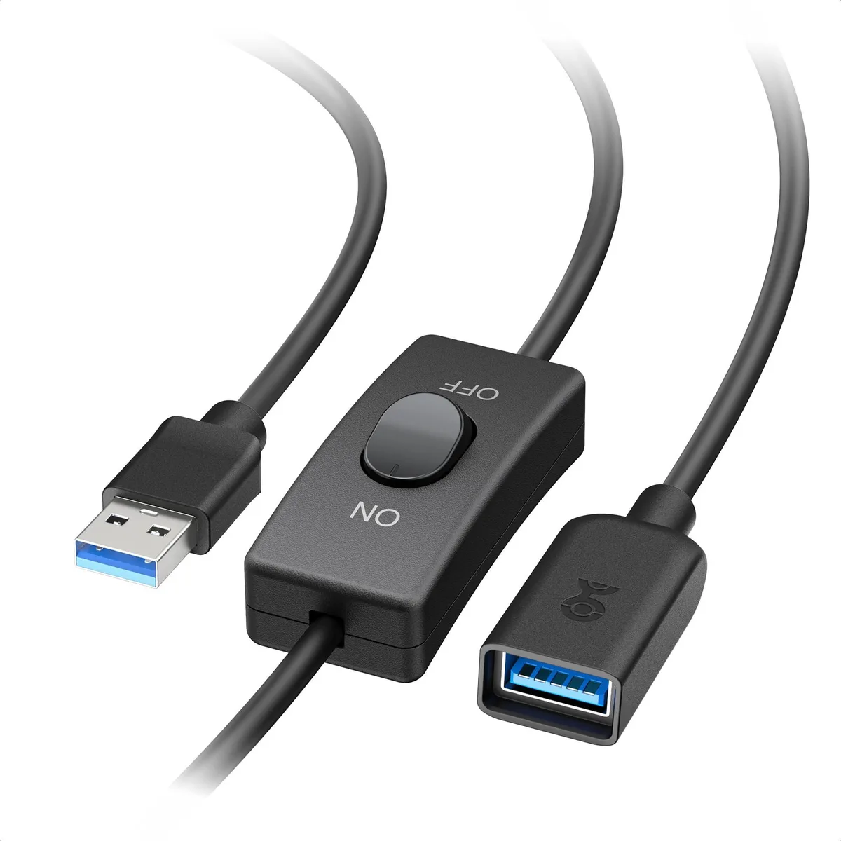  IOGEAR 200033-BLK-6 USB 3.0 Extension Cable with On/Off Switch 6 ft — product photo