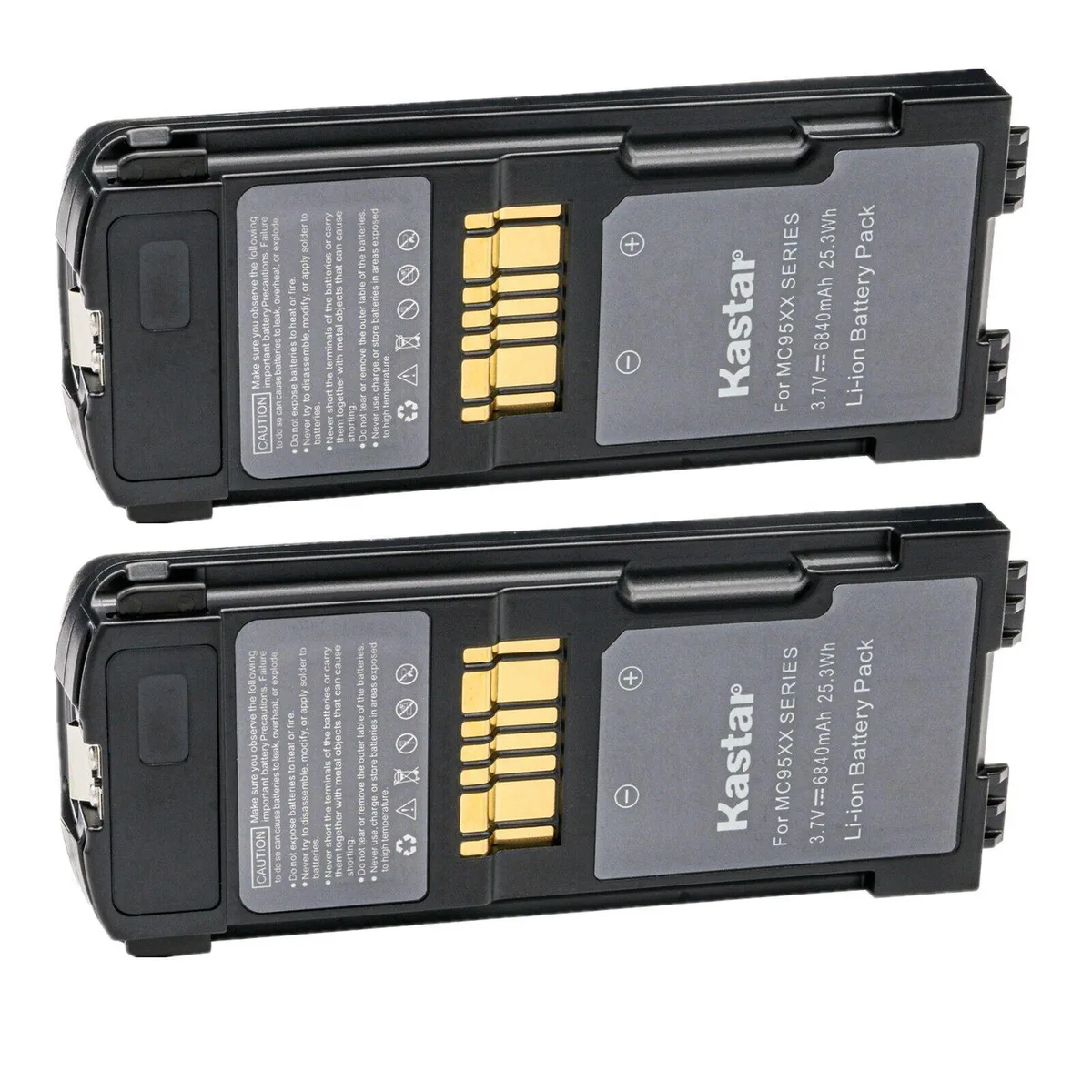 Kastar Kastar MC95XX 2-pack Li-Ion camera battery 6840mAh 25.3Wh 3.7V — product photo