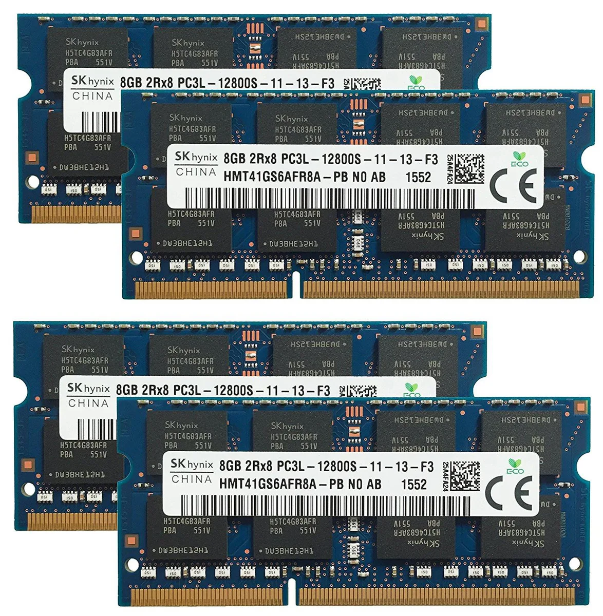 SK hynix SK hynix 32GB (4x8GB) DDR3L 1600MHz CL11 1.35V SODIMM memory upgrade — product photo