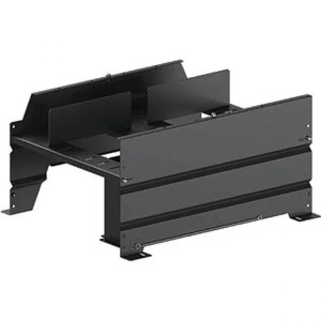 Metal cable trough for 600 mm server rack, open top design