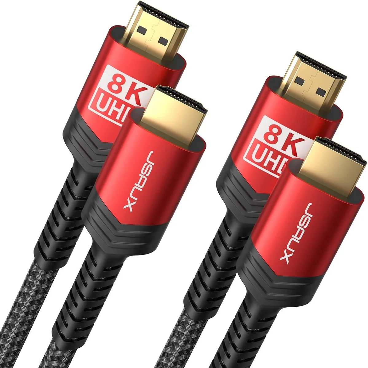 Keyence Keyence HDMI cable 2.1 2-pack 6ft 48Gbps 8K 4K 144Hz 120Hz 60Hz ARC — product photo
