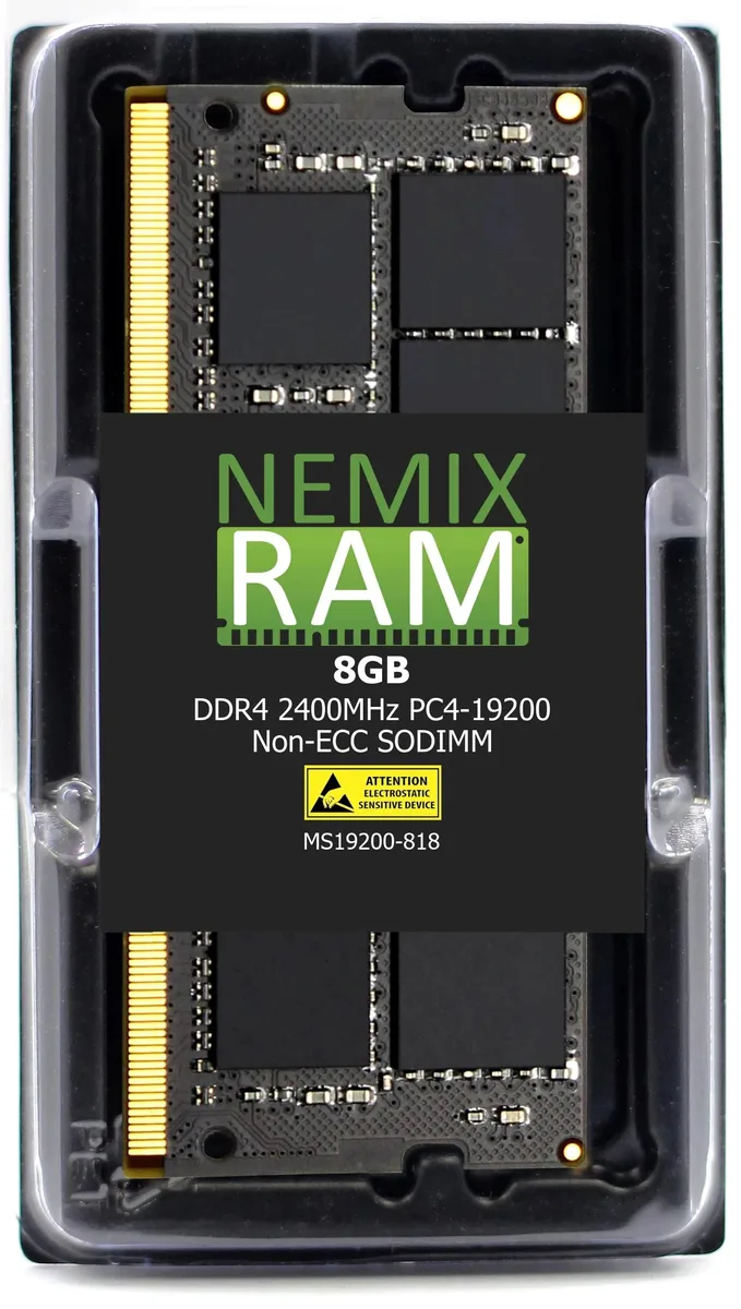 NEMIX RAM NEMIX RAM 8GB DDR4 2666 CL19 1.2V SODIMM Dell SNPVMNDFC/8G AA297491 laptop RAM — product photo