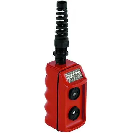 SQUARE D SQUARE D 9001BW92R 2NO pendant push button station red — product photo