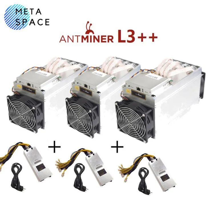 AFRNDK AFRNDK Bitmain Antminer L3++ Scrypt ASIC Miner 580MH/s 942W 3-Unit Set — product photo