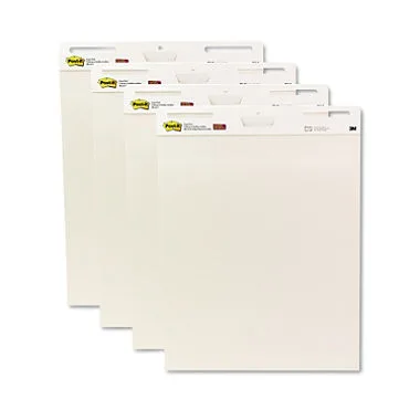 Post-it Post-it MMM559VAD Self-Stick Easel Pads White 30 Sheets 4 Pack — product photo