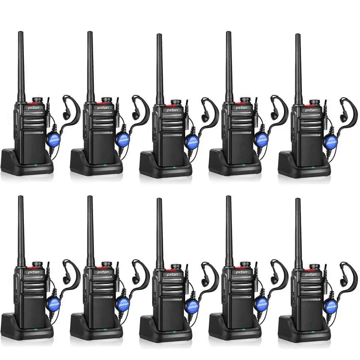 KEHIPI KEHIPI PX-999S GMRS two-way radio 10 pack 38 ch IP54 1500 mAh — product photo