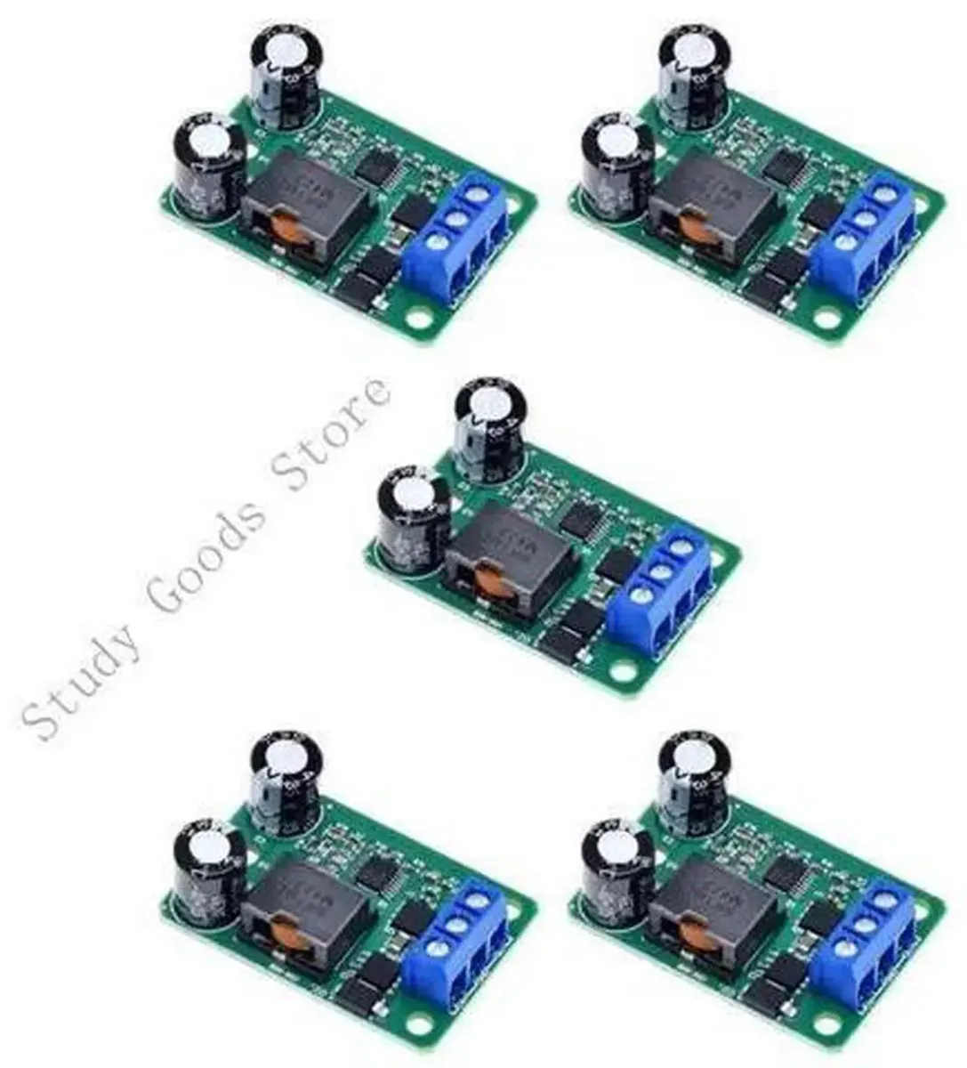 SMUGDESK SMUGDESK 5Pack Adjustable StepDown Power Supply Module DCDC Buck Converter 12V 24V to 5V 5A — product photo