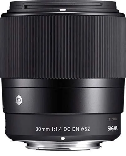 SIGMA SIGMA 30mm f/1.4 Contemporary DC DN Sony E camera lens — product photo
