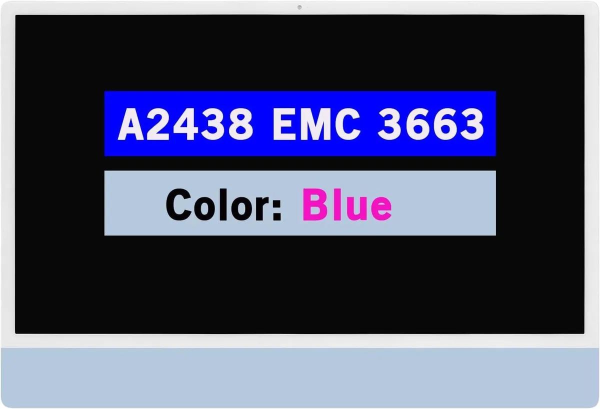 NUOLAISUN NUOLAISUN 24.0" 4.5K LCD screen for iMac A2438 M1 2021 4-Port Blue — product photo