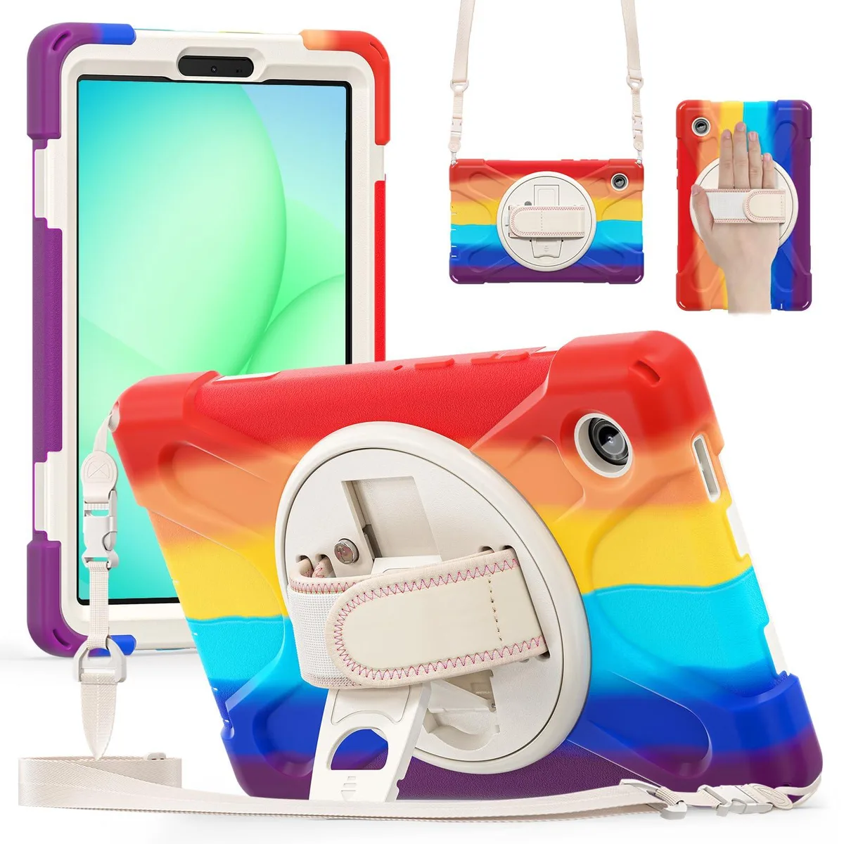 Timoom Timoom Shockproof Kids Case for Samsung Galaxy Tab A11 8.7" 2025 / Tab A9 8.7" 2023 Colorful red — product photo