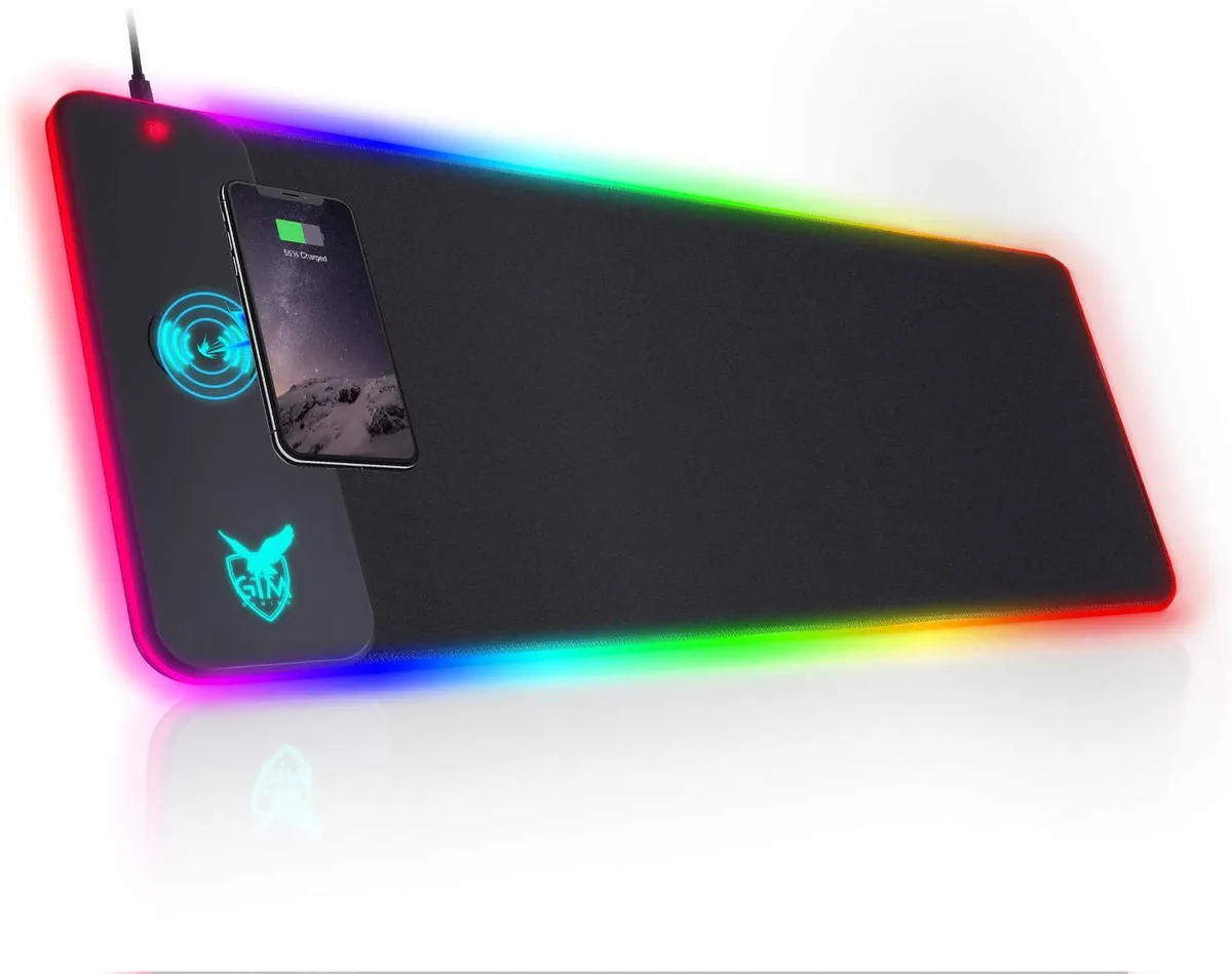 Corn Electronics Corn Electronics Wireless Charging RGB Mouse Pad 10W 800x300mm — product photo