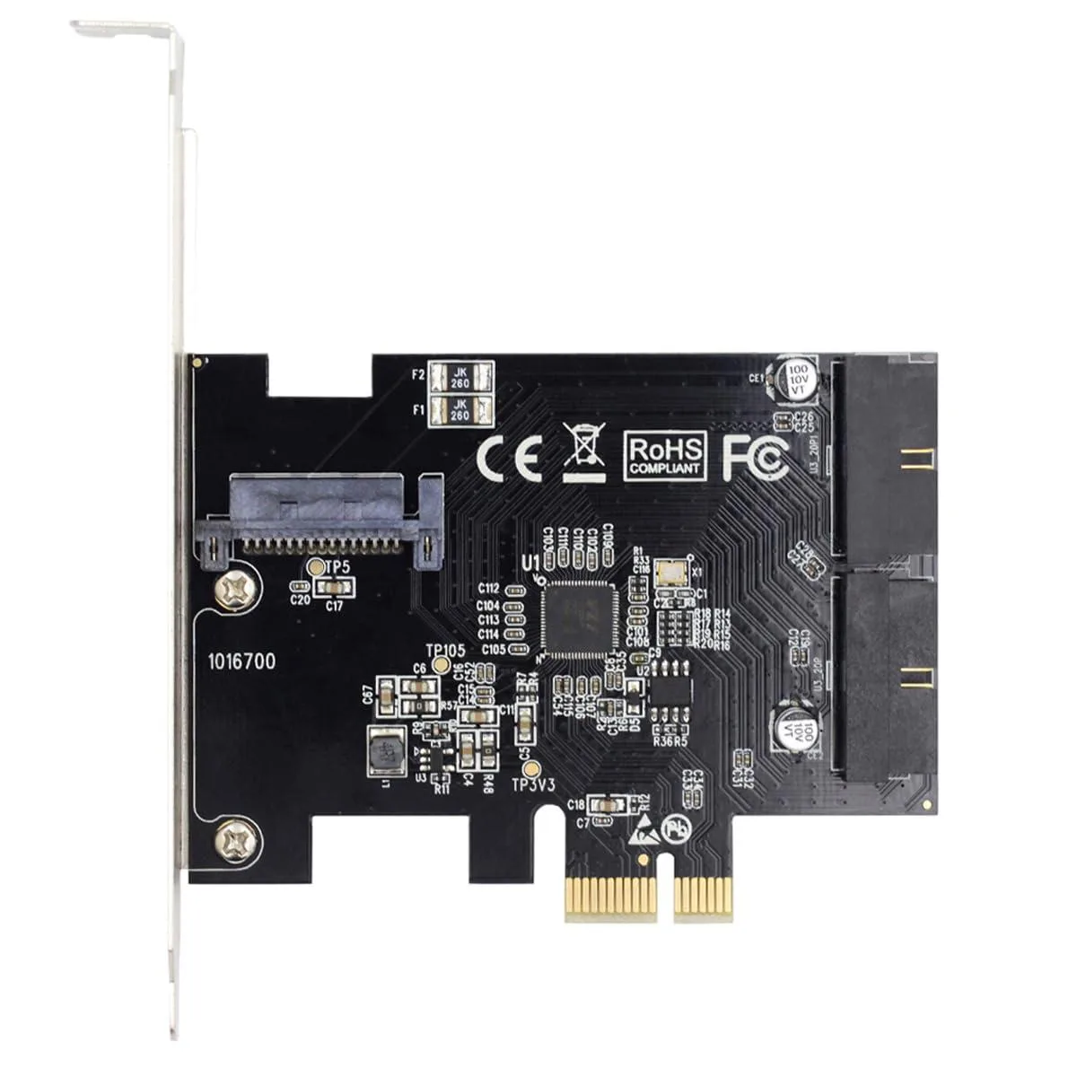 Vszerda Vszerda USB 3.0 19/20-Pin to PCIe 1x Adapter VL805 — product photo
