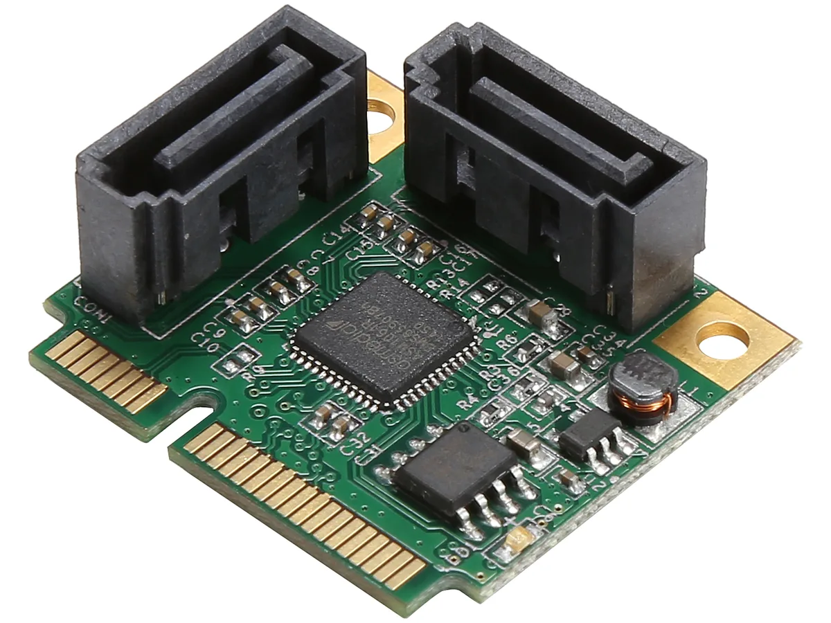 Syba Syba SI-MPE40095 Low Profile Half Size 2 Port SATA III RAID Controller — product photo