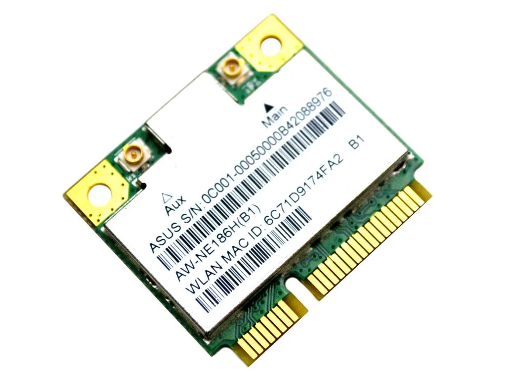 ASUS ASUS AW-NE186H AR5B125 802.11 b/g/n M.2 Wi-Fi adapter — product photo