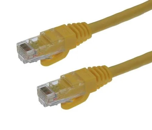 CableMAX CableMAX Cat6 7ft Yellow Snagless RJ45 Patch Cable 24AWG 550MHz UTP — product photo