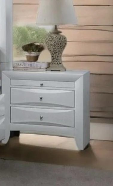 tuphen tuphen Ireland White Finish Nightstand 20" x 14 — product photo