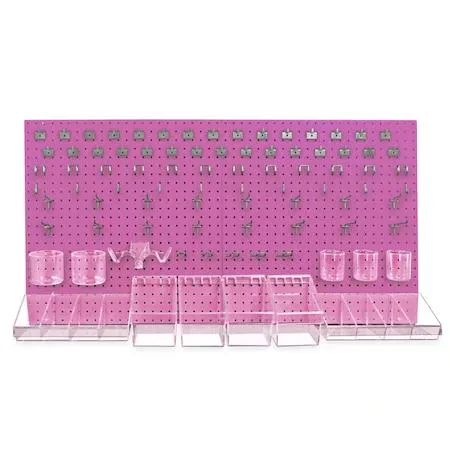 Azar Displays Azar Displays 900988-PNK 125-Piece Pegboard Organizer Kit — product photo