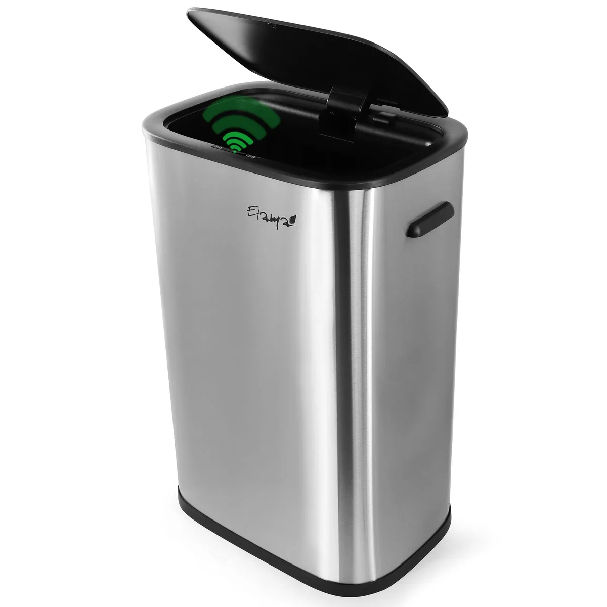 Elama Elama 510122408M 14.5 Gallon 55 Liter Sensor Trash Can Matte Silver — product photo