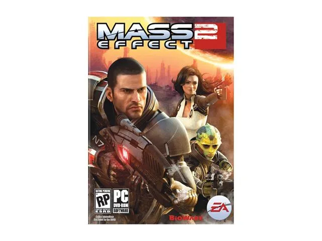Standard PC DVD case with Mass Effect 2 cover art
