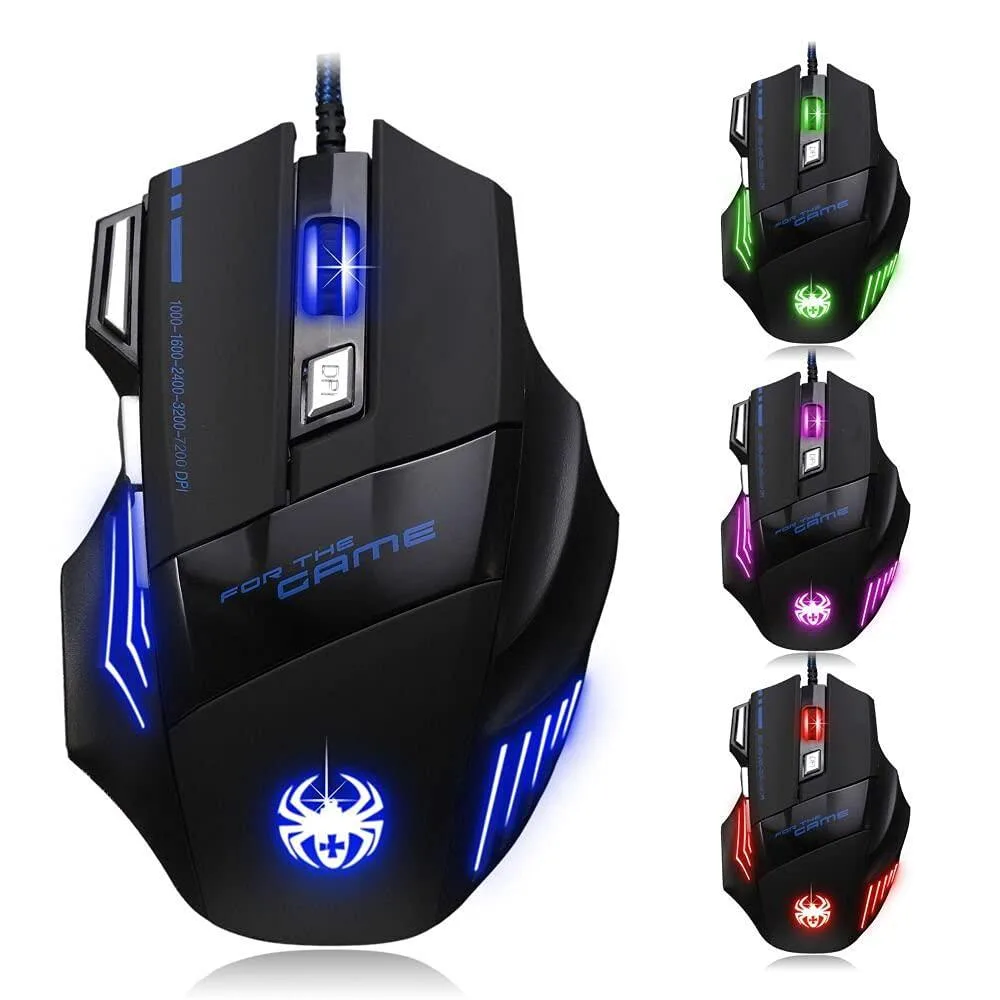  ASUS AFUNTA T80 7200 DPI 16-Button Gaming Mouse Black — product photo