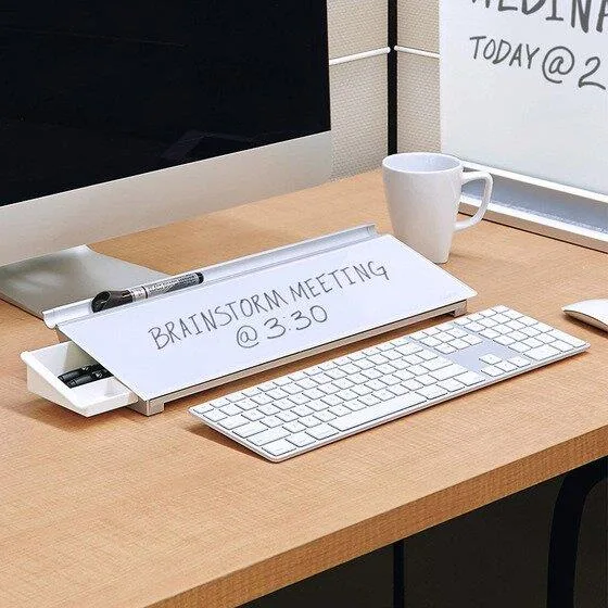 Quartet Quartet GDP186 Glass Dry Erase Desktop Computer Pad 18 x 6 board — toote foto