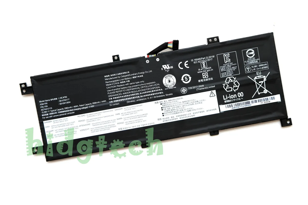 Beisite Beisite L18C4P90 L18M4P90 L18D4P90 46Wh laptop battery — product photo