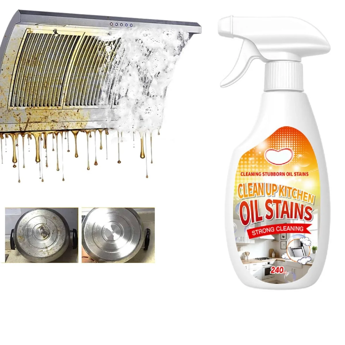  Kitchen Cleaner Spray 240ml 8.45oz — product photo