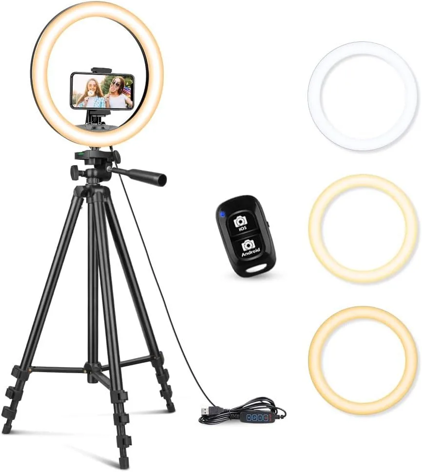 RUOCLRIS RUOCLRIS 12'' Ring Light Studio with 50'' Tripod — product photo
