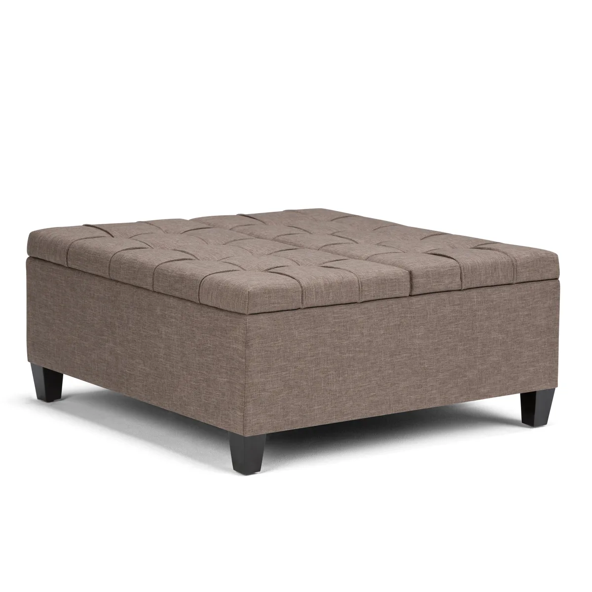 tuphen tuphen Harrison Coffee Table Storage Ottoman Fawn Brown 36" 16.5"H — product photo