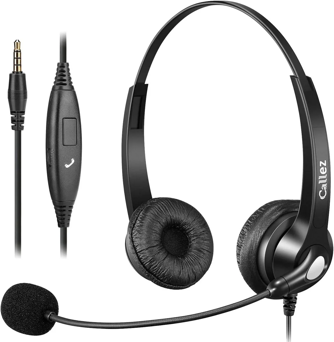 YINGHUA YINGHUA 3.5mm Wired Headset Noise Cancelling Microphone In-line Control — product photo