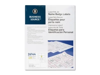 Business Source Business Source 26144 Name Badge Labels 400 Pack accessory — product photo
