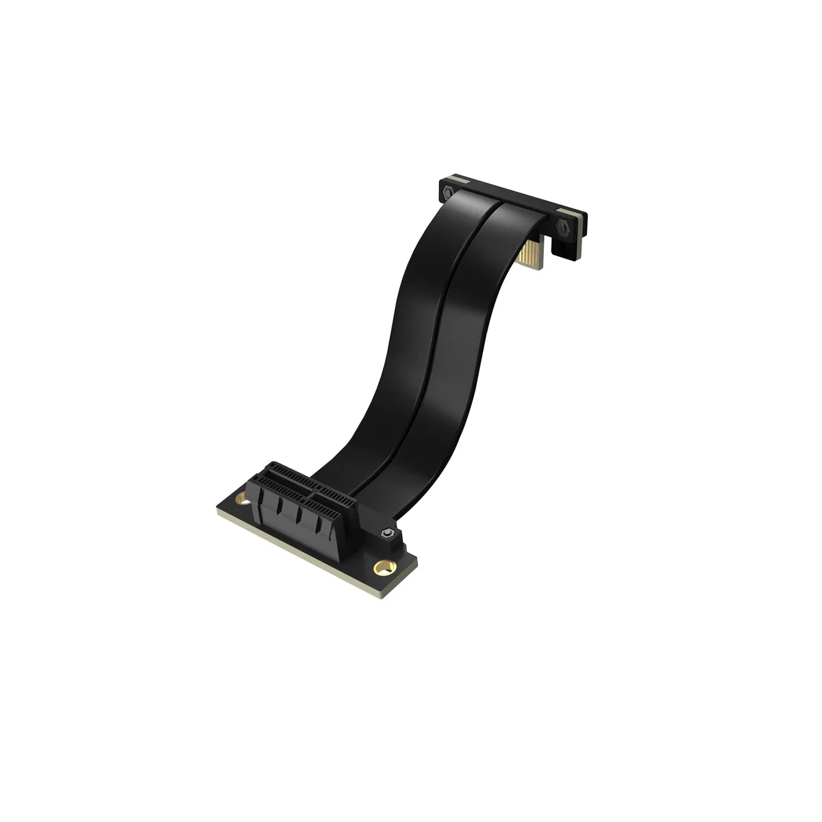 Vszerda Vszerda PCIe 4.0 X1 Riser Cable 10cm 36-pin 90° dual angle — product photo