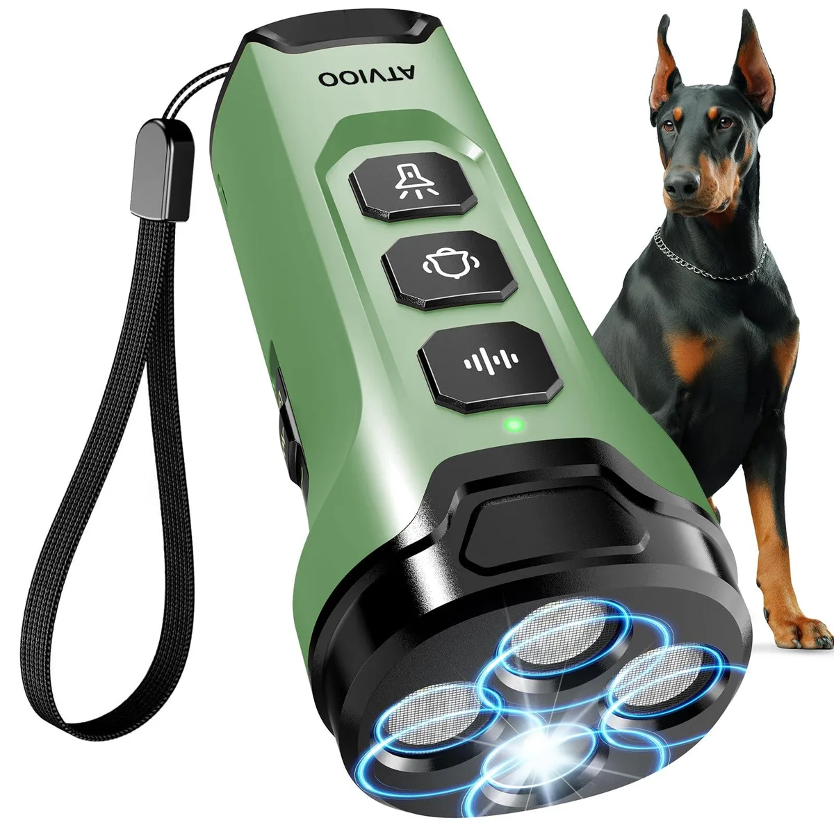 DNBeffulgent DNBeffulgent SD-02BU Ultrasonic Bark Deterrent Green — product photo