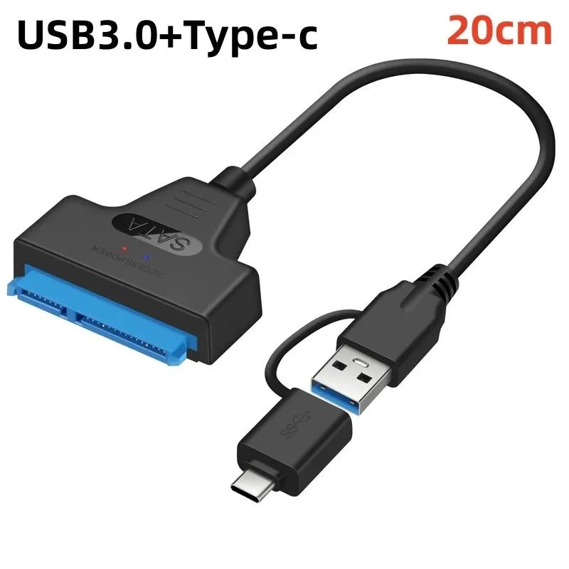 LUOM LUOM L06B2IN1 2in1 USB-C/USB 3.0 to 2.5" SATA Adapter Cable — product photo