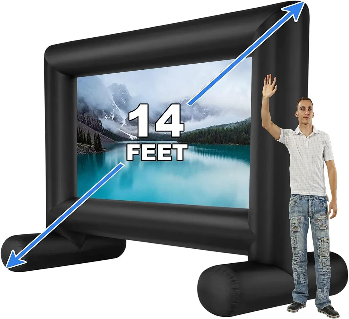 PISKEKAT PISKEKAT 14 ft Inflatable Projector Screen office equipment — product photo