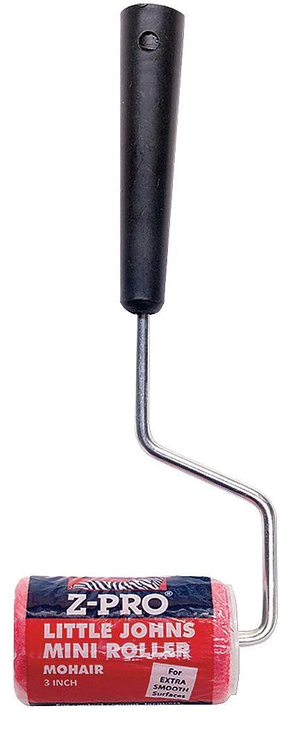 Premier 705 mini roller kit with black plastic handle and two transparent covers