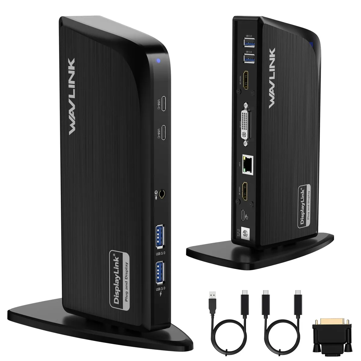 Wavlink Wavlink WL-UG39DK10 Docking Station Triple Display 4K 2K 6 USB Gigabit Ethernet — product photo